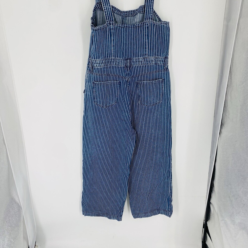 Universal Threads Wide Leg Pinstripe Jumpsuit Size 14 Cotton Stretch Tradecore - Picture 5 of 9